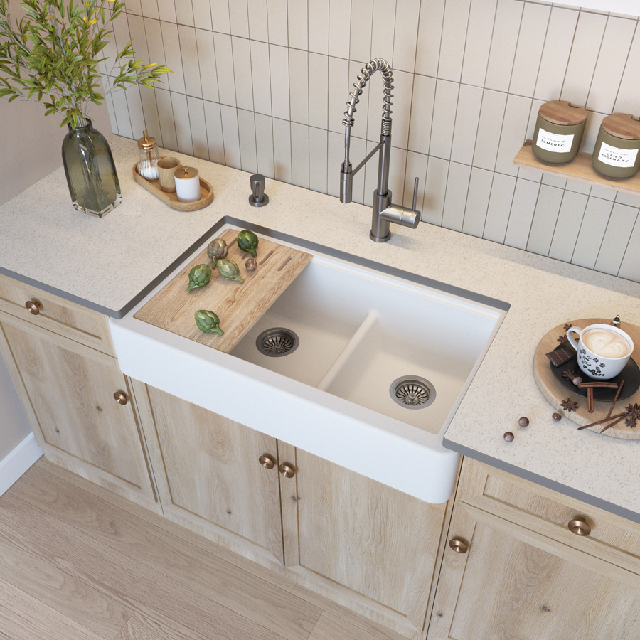 Short Apron - Titan kitchen sink