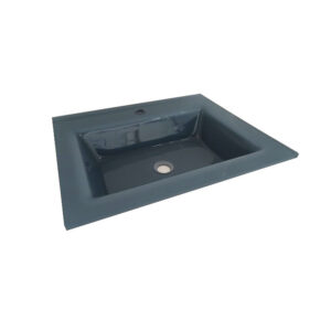 Murano 24" Gray Glass Sink Top