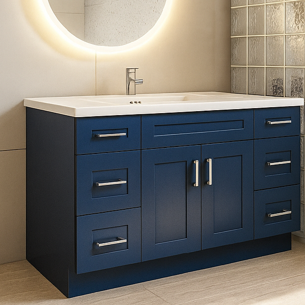 Shaker Navy Vanity