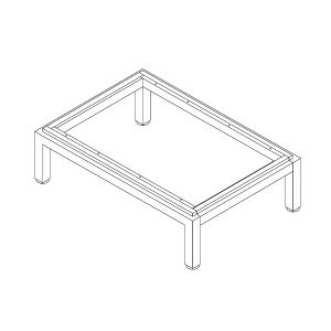 Base Frame render for Daytona + Infinity Vanity