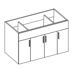 38"-42" 4-Door Vanities