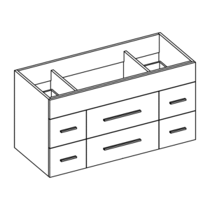38"-42" 6-Drawer Vanities