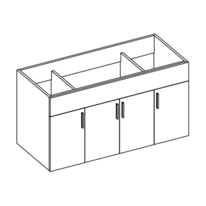 45"-48" 4-Door Vanities