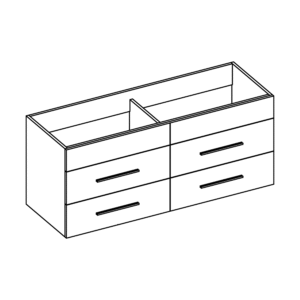 45"-48" 4-Drawer Vanities