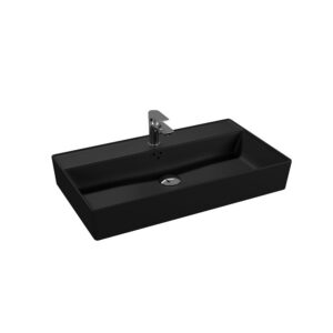 New Milano 32" Black Ceramic Sink Top