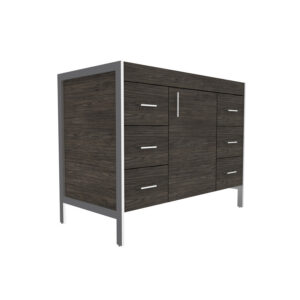 Jupiter 42" - 1 Door, 6 Drawers Tuxedo Grey