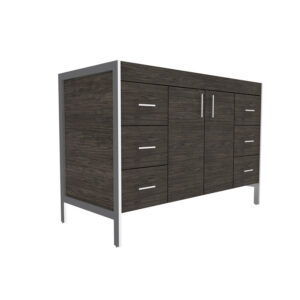 Jupiter 48" - 2 Door, 6 Drawers Tuxedo Grey