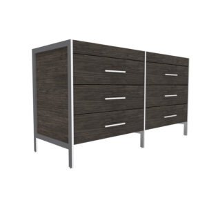Jupiter 60" 6-drawer - Tuxedo Grey