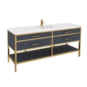 Manhattan 72" Single Bowl - Navy Blue