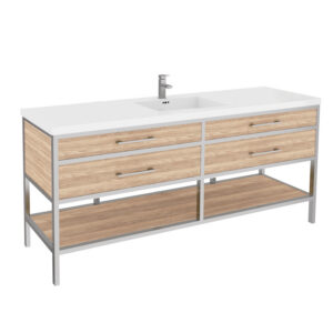 Manhattan 72" Single Bowl - Oregon Ash