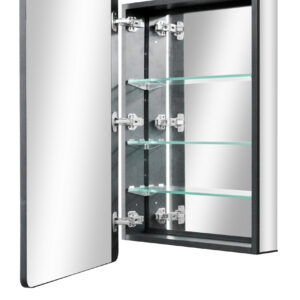 Tiffany Medicine Cabinet with black matte frame