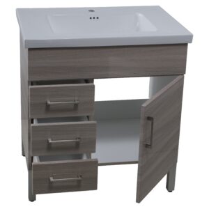 28"-30" 1-Door, 3-Drawer Vanities