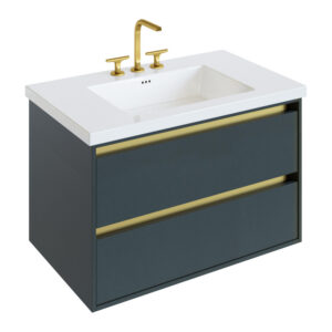 36" 2-Drawer Handle-Free Vanity