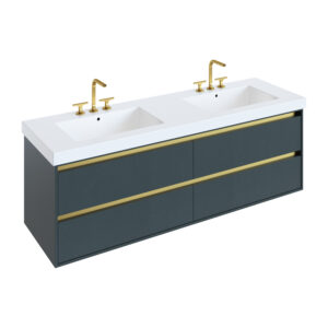 60" 4-Drawer Handle-Free Vanity