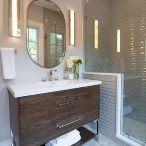42" 2-Drawer Vanity with Open Shelf